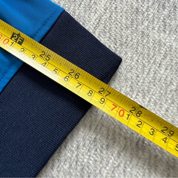 Franky Max Men’s Black/Blue Dragon Logo Lightweight Zip Up Track Jacket - Picture 8 of 8